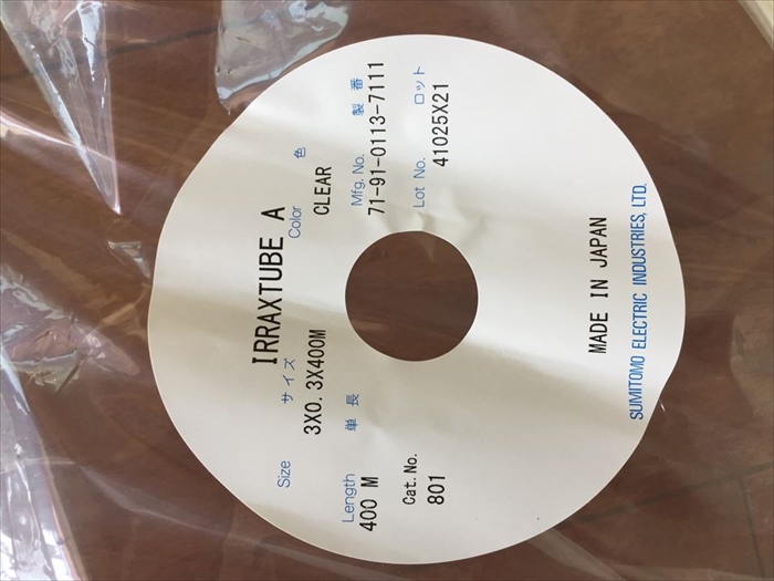 イラックスチューブA,IRRAX TUBE,φ3mm,クリア(透明),住友電工400m - 2